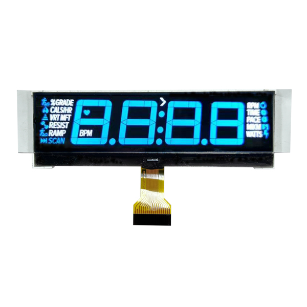 7 segmentli negatif tek renkli LCD ekran