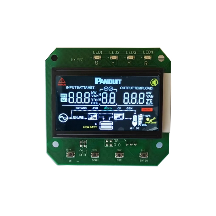 7 Segment LCD Ekran Monokrom VA Pozitif LCD Modeli