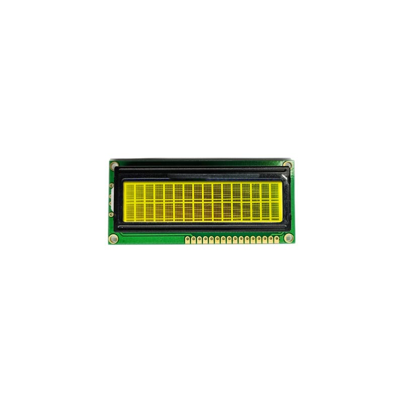 1602 Karakter LCD Ekran FSTN Ekran Sarı Yeşil LCD Modu