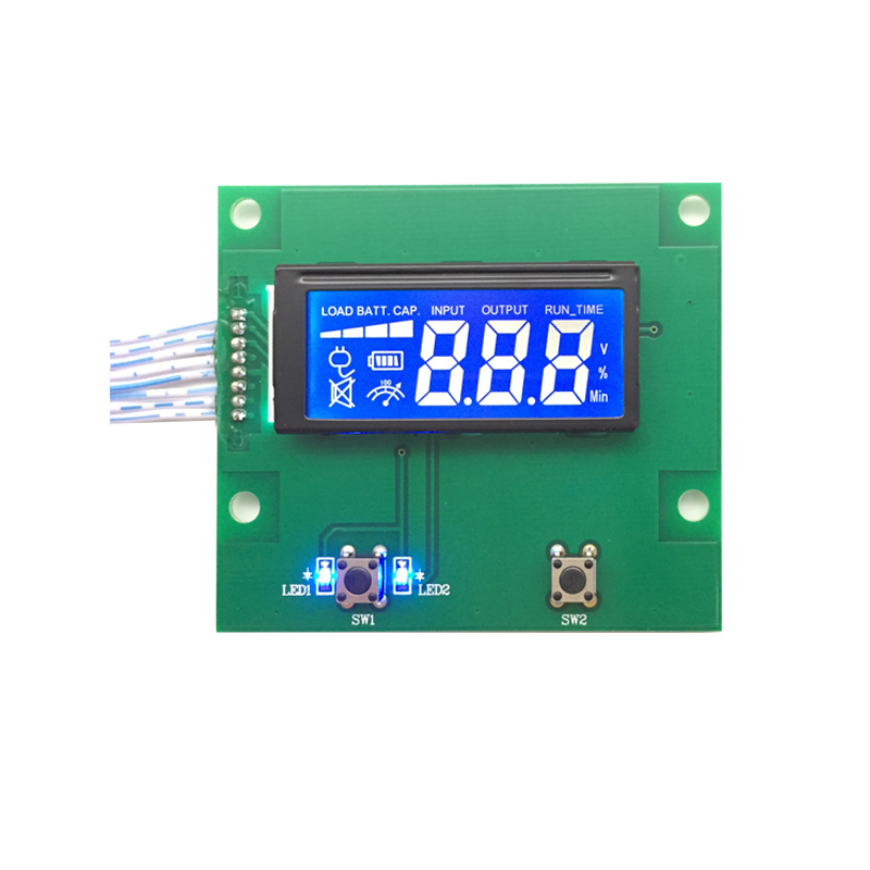 Tek Renkli LCM Ekran PV İnvertör Segmenti LCD Ekran