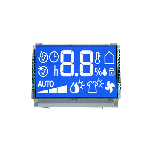 Tek renkli segment LCD ekran STN mavi LCD ekran