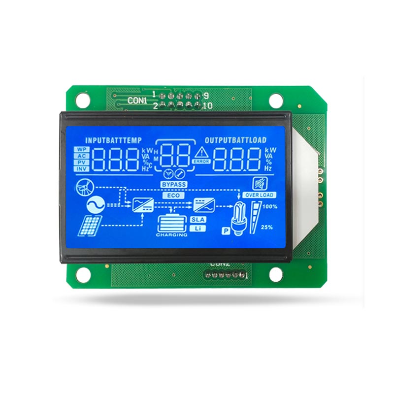 Segment LCD Ekran HTN Mavi Modül LCM Ekran